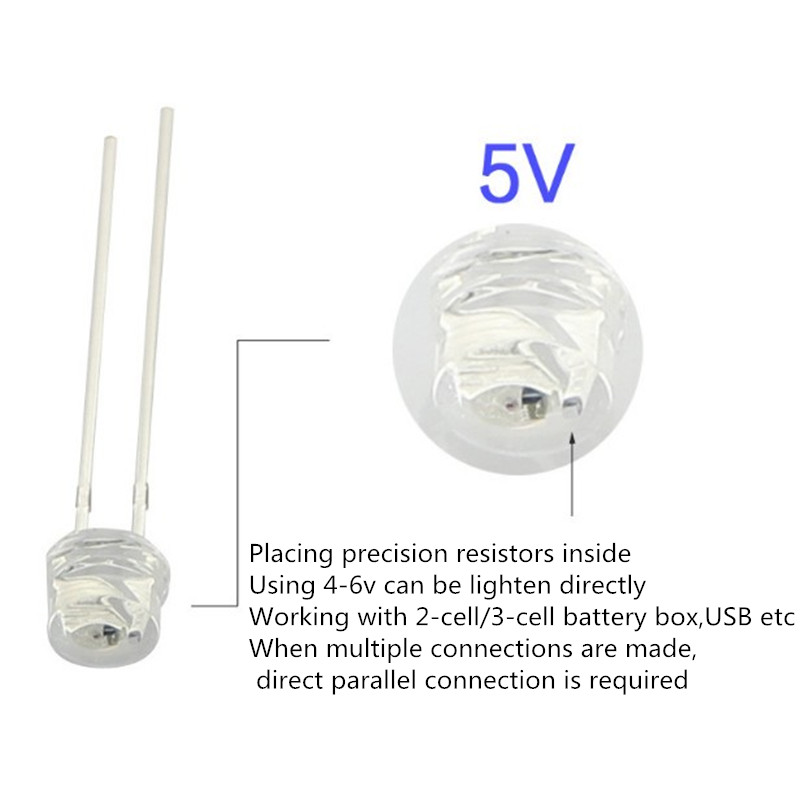 Yellow Food Snacks - 5V 12V LED 5mm 3mm Perle