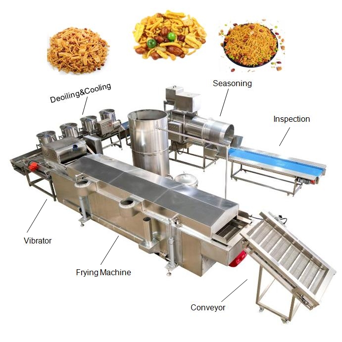 Food Snacks Indian - Maschine zur Herstellung von frittierten indischen