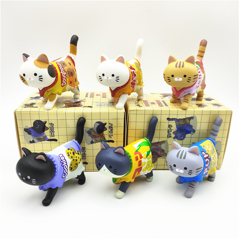 Food Snacks Box - Nette Katze Blind Box Tragen Süßigkeiten