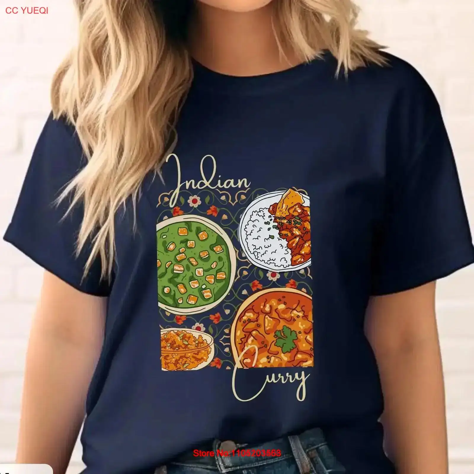 Food Snacks Indian - Indian Curry ArT T-Shirt Butter Chicken