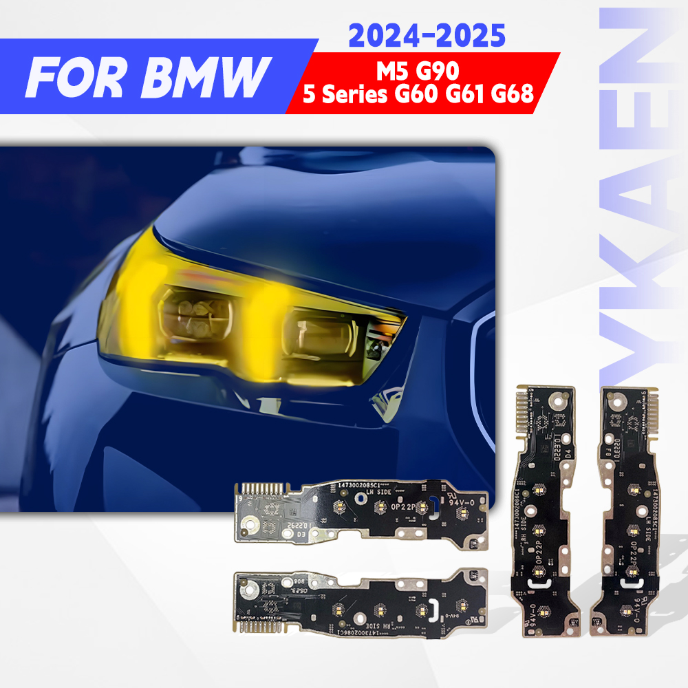 Yellow Food Snacks - Gelb-Weiß-Rotes LED-DRL-Board für BMW 5er Serie