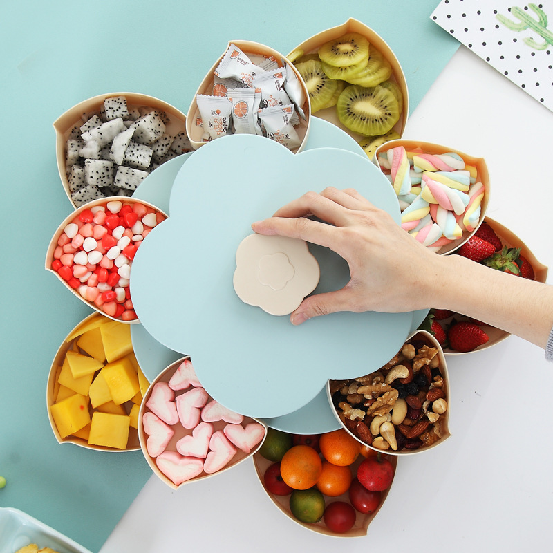 Dried Fruit Mix - Lustige Doppel Deck Rotary Lagerung Box