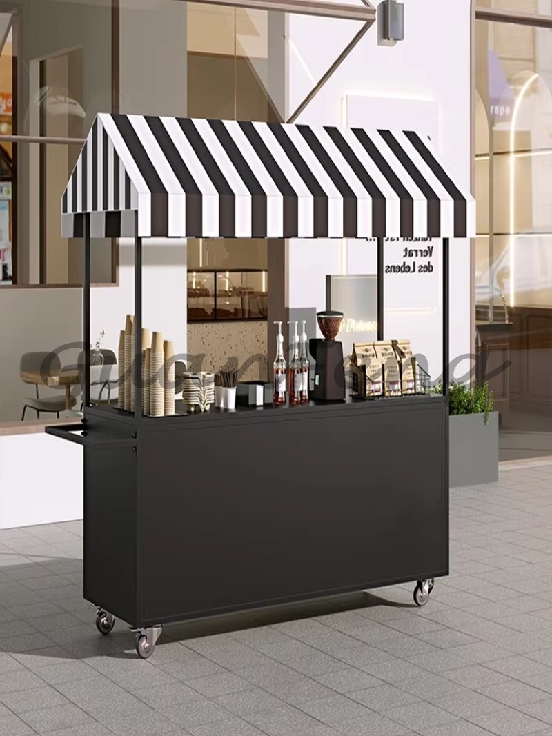 Mobiler Imbisswagen, tragbarer – Snacks Food Stall Bewertung und Preis