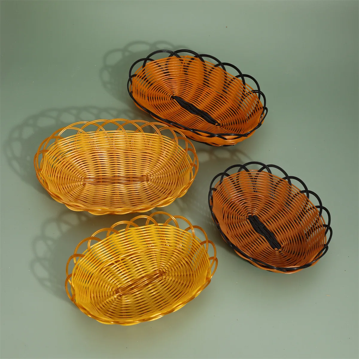 Neue Nachahmung Rattan Obstkor – Food Snacks Indian Bewertung und Preis