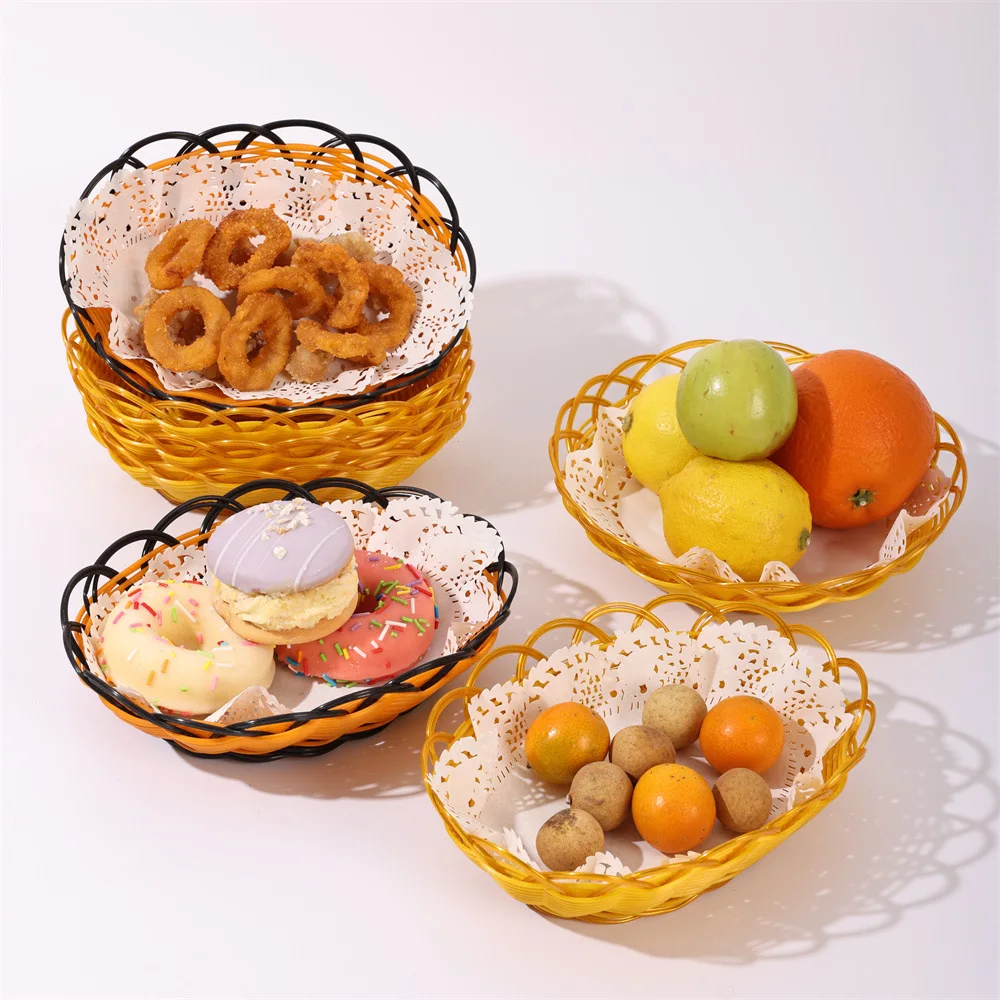 Neue Nachahmung Rattan Obstkor – Food Snacks Indian Bewertung und Preis