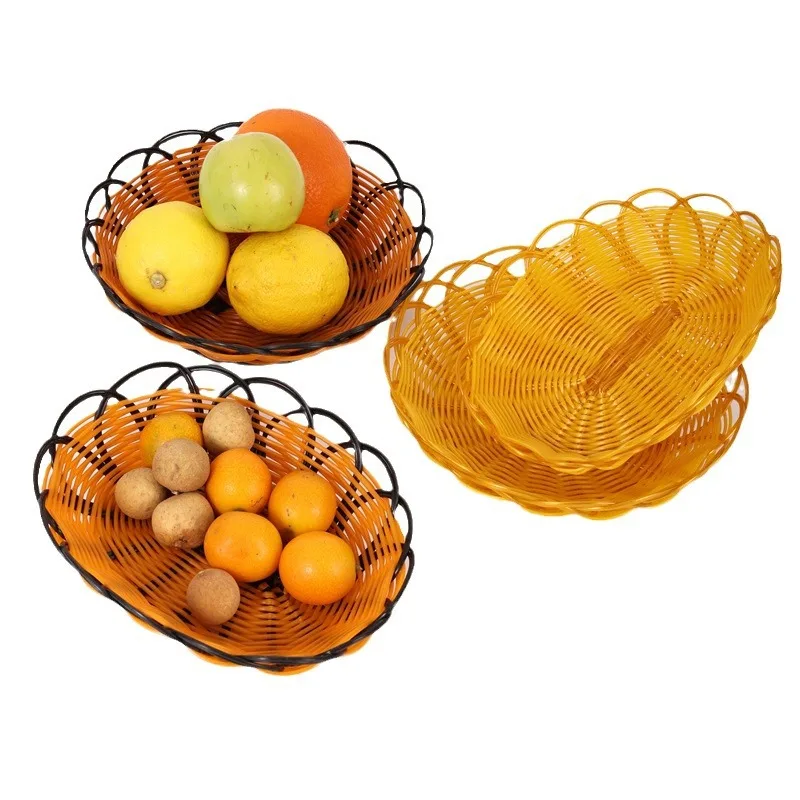 Neue Nachahmung Rattan Obstkor – Food Snacks Indian Bewertung und Preis