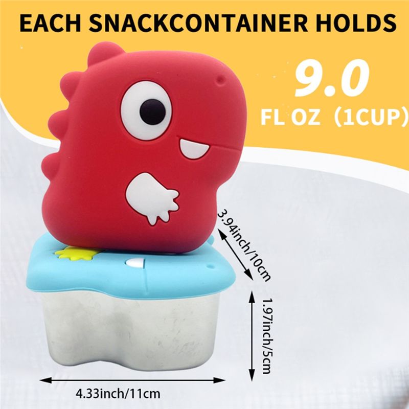 AA94-304 Edelstahl-Dinosaurier – Food Snacks Box Bewertung und Preis