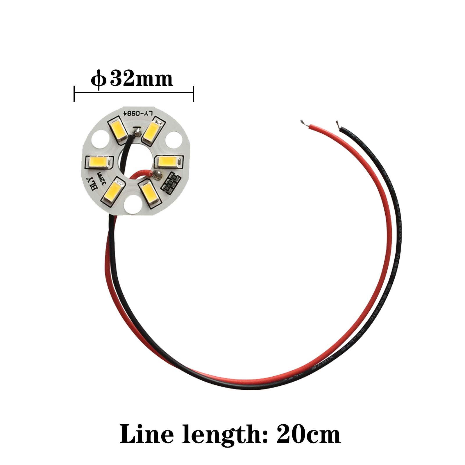 5 stücke 3w LED-Chip Perle Lic – Yellow Food Snacks Bewertung und Preis