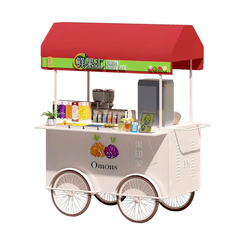 Tragbarer Schmiedeeisen-Imbiss – Snacks Food Stall Bewertung und Preis