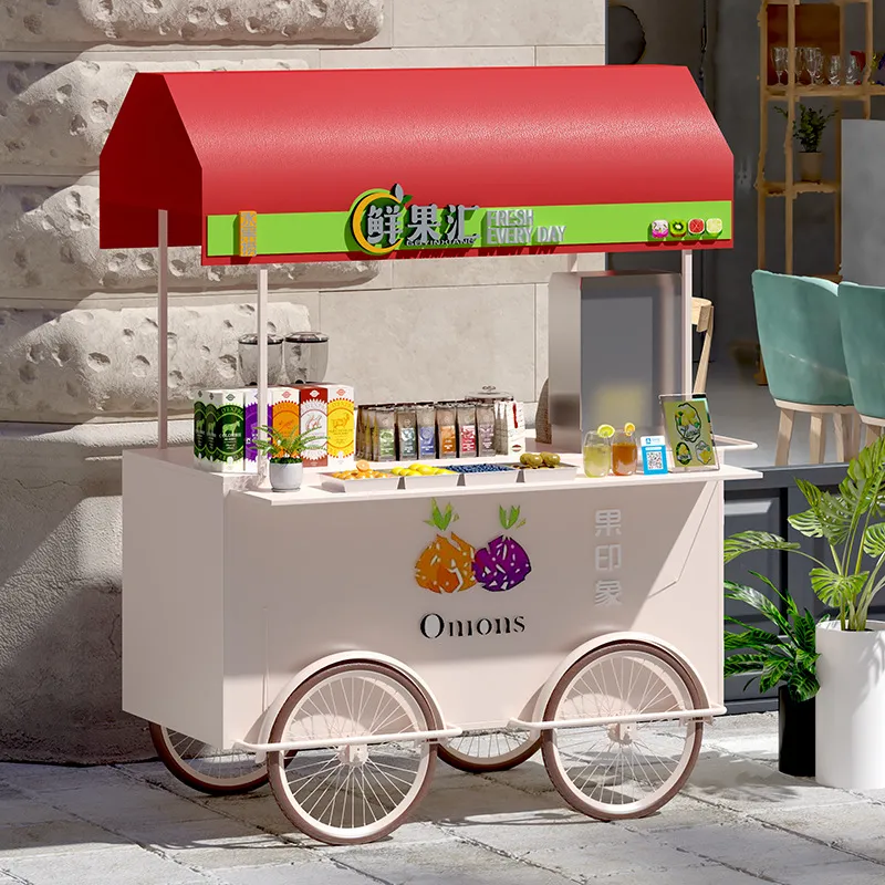 Tragbarer Schmiedeeisen-Imbiss – Snacks Food Stall Bewertung und Preis
