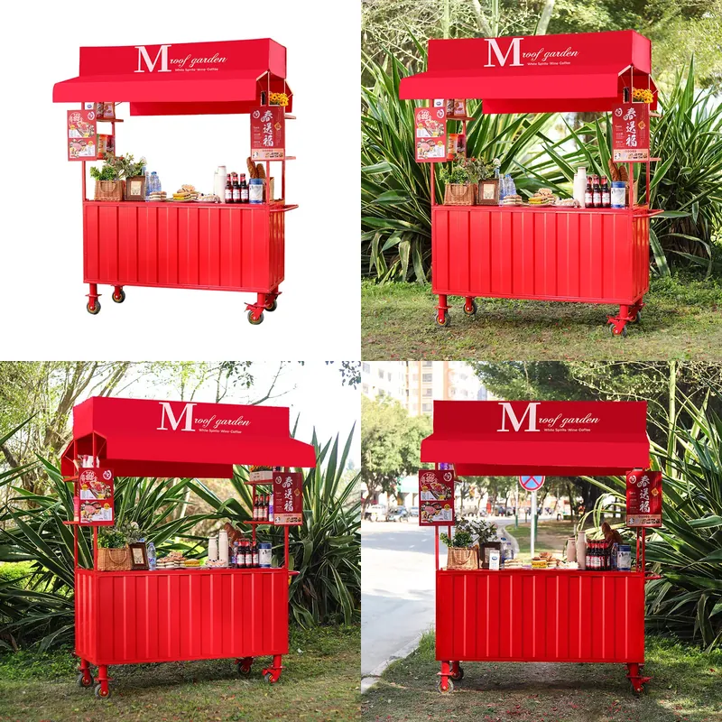 Schmiedeeiserner Imbisswagen,  – Snacks Food Stall Bewertung und Preis
