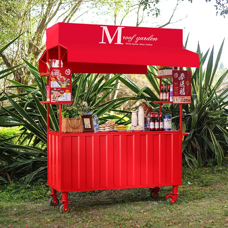 Schmiedeeiserner Imbisswagen,  – Snacks Food Stall Bewertung und Preis